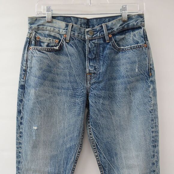 GRLFRND Womens Size 27 Yasmin Joan Button Fly Acid Wash Raw Hem Jeans - Picture 5 of 15